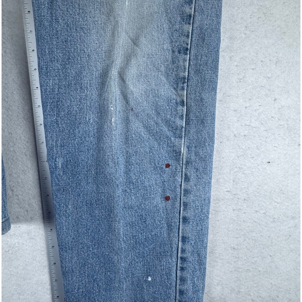 Vintage Levis 560 Loose Fit Tapered Leg Jeans Mens 34x32 Blue Made in USA 90s - Picture 7 of 12